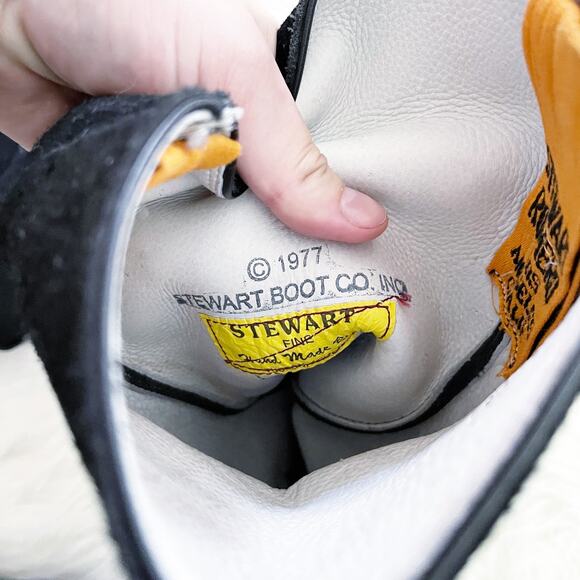 Stewart Boot Co. Black Cowboy Boots - Picture 8 of 8